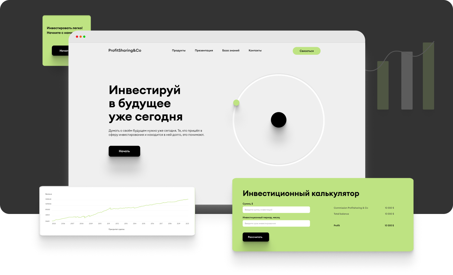 Кейс UX/UI дизайна сайта ProfitSharing&Co